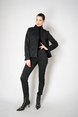 Annette Gortz Embossed Brocade Jacket in Black Vancouver. Shop Online or in Store.