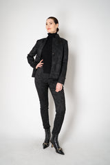 Annette Gortz Embossed Brocade Jacket in Black Vancouver. Shop Online or in Store.
