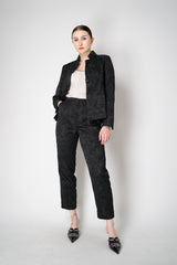 Annette Gortz Embossed Brocade Jacket in Black Vancouver. Shop Online or in Store.