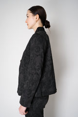 Annette Gortz Embossed Brocade Jacket in Black Vancouver. Shop Online or in Store.
