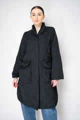 Annette Gortz Embossed Taffeta Coat in Black Vancouver. Shop Online or in Store.