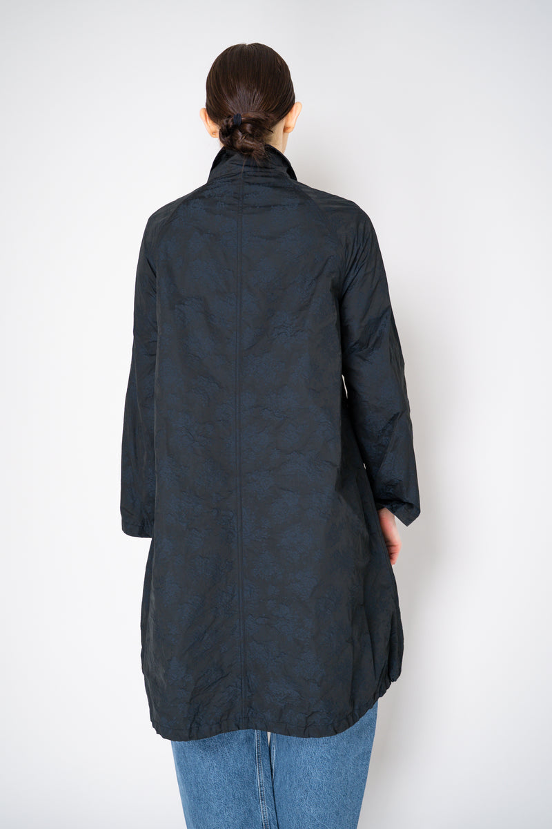 Annette Gortz Embossed Taffeta Coat in Black Vancouver. Shop Online or in Store.