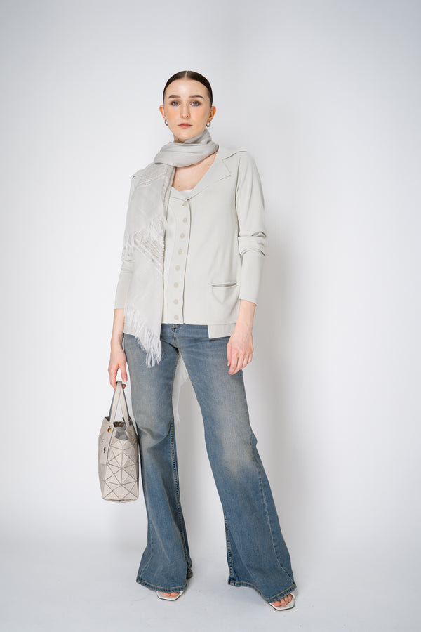 Annette Gortz Knit Viscose Cardigan in Bisque Vancouver. Shop Online or in Store.