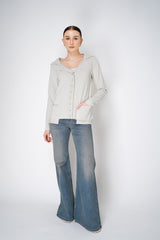 Annette Gortz Knit Viscose Cardigan in Bisque Vancouver. Shop Online or in Store.