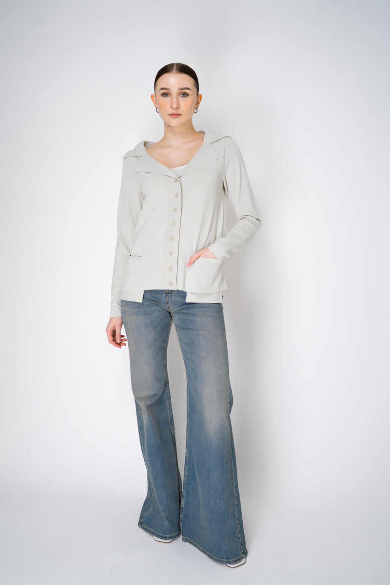 Annette Gortz Knit Viscose Cardigan in Bisque Vancouver. Shop Online or in Store.