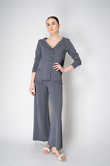 Annette Gortz Knit Viscose Cardigan in Dusk Vancouver. Shop Online or in Store.