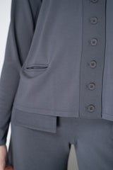 Annette Gortz Knit Viscose Cardigan in Dusk Vancouver. Shop Online or in Store.