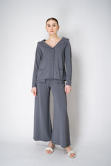Annette Gortz Knit Viscose Cardigan in Dusk Vancouver. Shop Online or in Store.