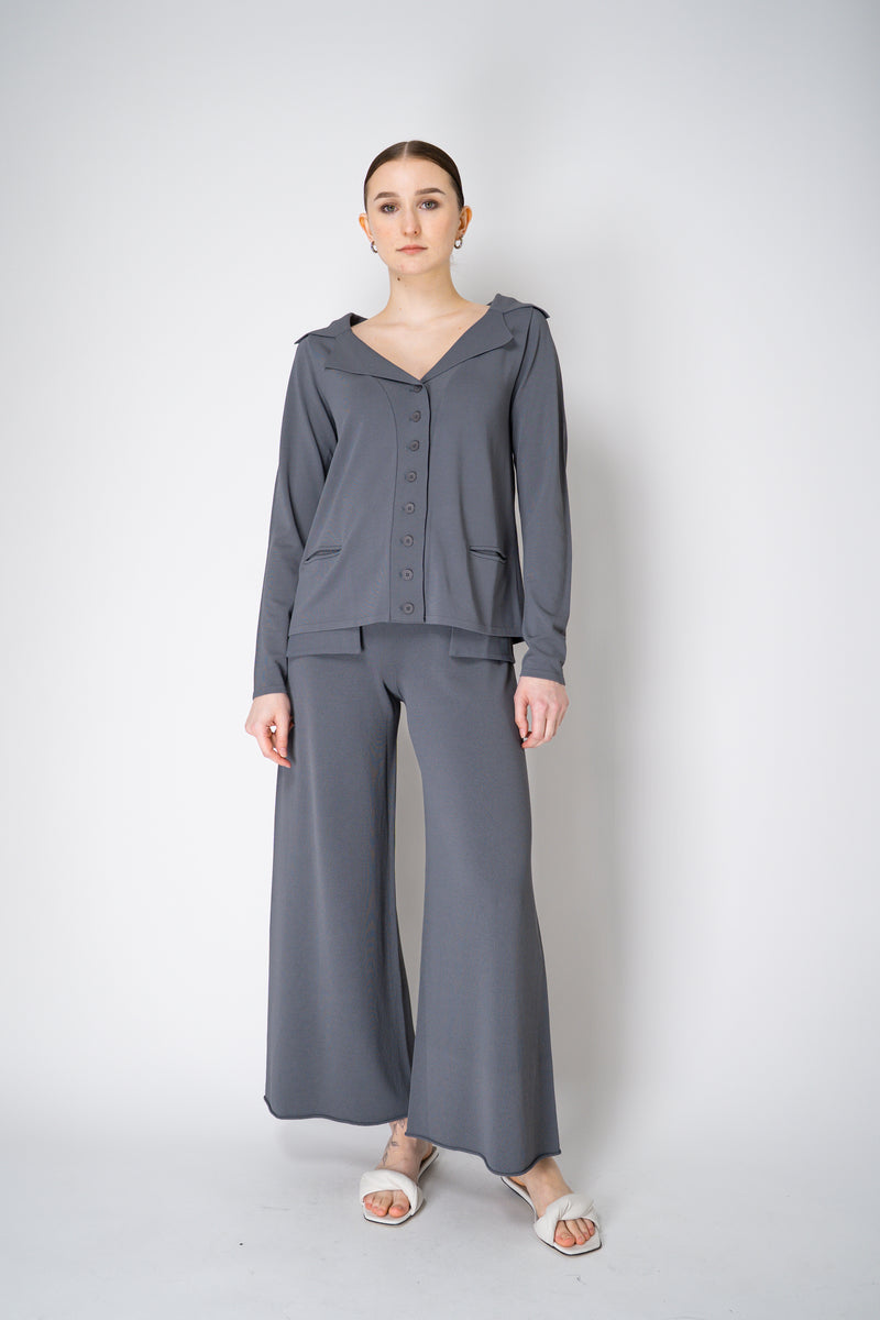 Annette Gortz Knit Viscose Cardigan in Dusk Vancouver. Shop Online or in Store.