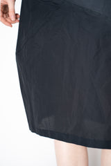 Annette Gortz Lightweight Technical Cotton Skirt in Black Vancouver. Shop Online or in Store.