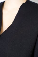 Annette Gortz Merino Wool Knitted Cardigan in Black Vancouver. Shop Online or in Store.