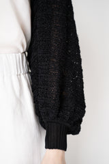 Annette Gortz Silk Knit Bolero Shrug in Black Vancouver. Shop Online or in Store.