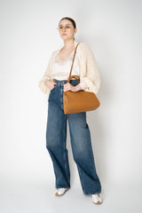 Annette Gortz Silk Knit Bolero Shrug in Cream Vancouver. Shop Online or in Store.