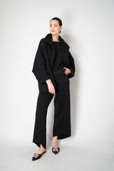 Annette Gortz Wide Leg Knit Pants with 3D Pockets in Black Vancouver. Shop Online or in Store.