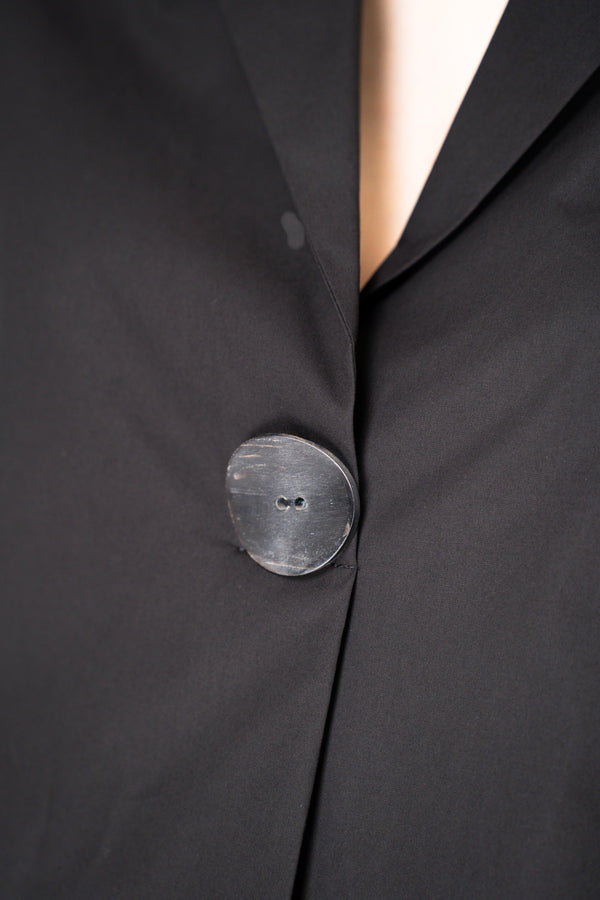 Antonelli Longbeach Cotton Poplin Shirt Dress in Black Vancouver. Shop Online or in Store.