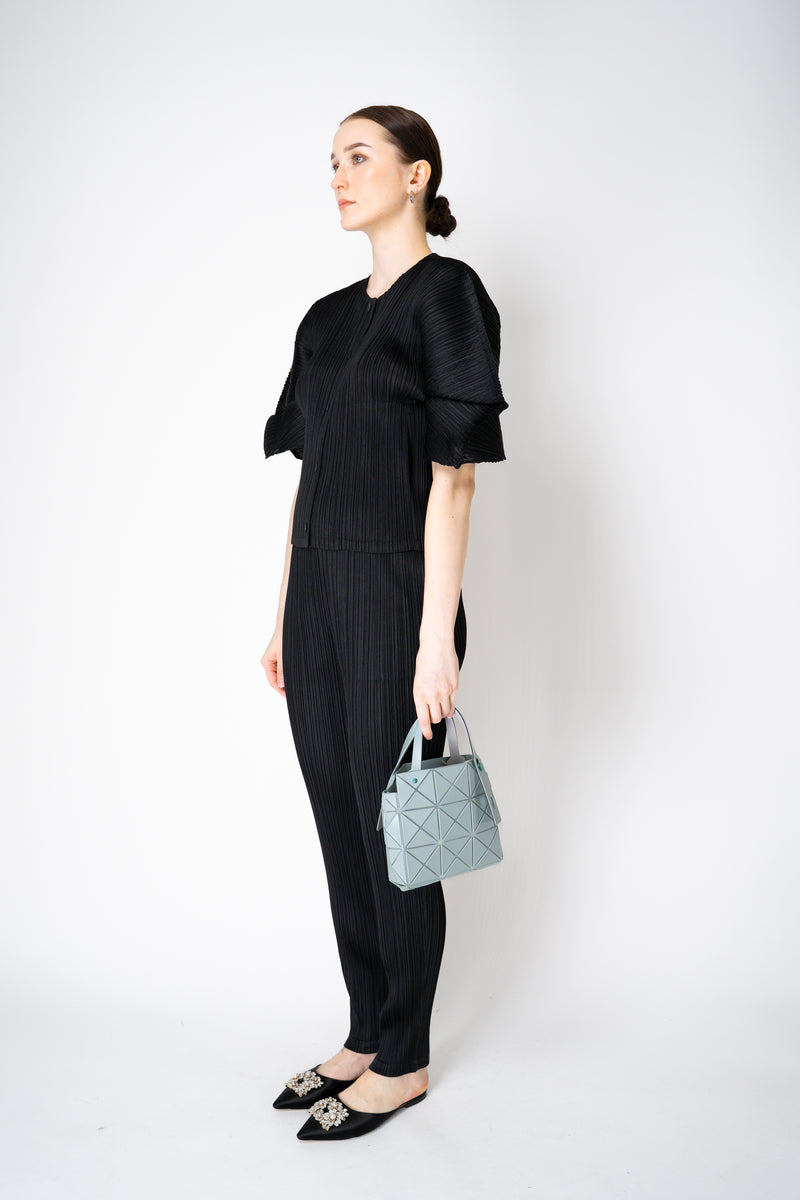 Bao Bao Issey Miyake Mini Carat Matte Hand Bag in Sage Green