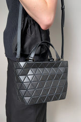 Bao Bao Crystal Matte Mini Handbag in Black