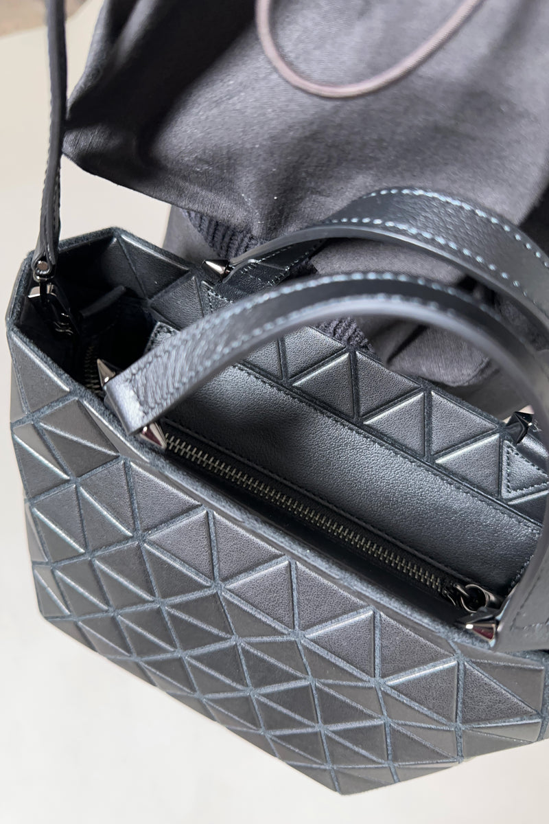 Bao Bao Crystal Matte Mini Handbag in Black