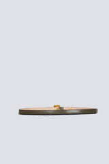 Balmain Anthem Belt 2Cm-Calfskin Leather in Olive Green Vancouver. Shop Online or in Store.