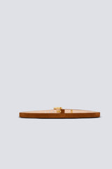 Balmain Anthem Belt 2Cm-Suede Leather in Terracotta Vancouver. Shop Online or in Store.