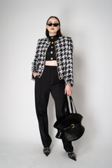 Balmain Edge-To-Edge Tweed Houndstooth Jacket Vancouver. Shop Online or in Store.
