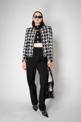 Balmain Edge-To-Edge Tweed Houndstooth Jacket Vancouver. Shop Online or in Store.