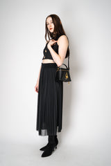 Balmain Lock and Key Vanity Calfskin Leather Bag in Black Vancouver. Shop Online or in Store.