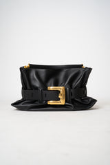 Balmain Medium Anthem Bag in Black Leather, Vancouver