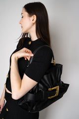 Balmain Medium Anthem Bag in Black Leather Vancouver. Shop Online or in Store. 