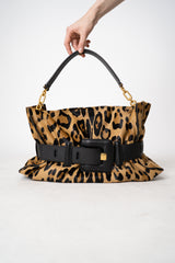 Balmain Medium Anthem Ponyskin-Style Leopard Print Bag Vancouver. Shop Online or in Store.