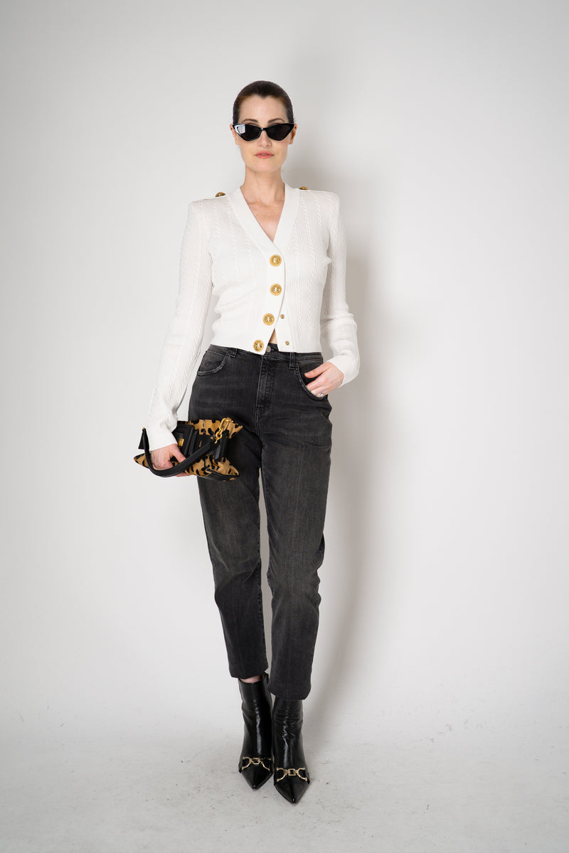 Balmain Mini Anthem Ponyskin-Style Leopard Print Bag Vancouver. Shop Online or in Store.