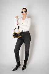 Balmain Mini Anthem Ponyskin-Style Leopard Print Bag Vancouver. Shop Online or in Store.