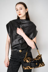 Balmain Mini Anthem Ponyskin-Style Leopard Print Bag Vancouver. Shop Online or in Store.