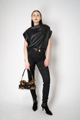 Balmain Mini Anthem Ponyskin-Style Leopard Print Bag Vancouver. Shop Online or in Store.