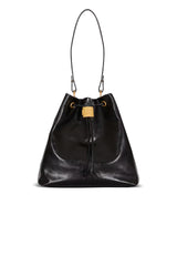 Balmain Pulse Calfskin Leather Backpack with Gold Metal Chains in Black Vancouver. Shop Online or in Store.