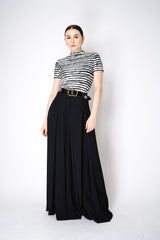 Balmain Satin T-shirt in Black and White "Love Letter" Print Vancouver. Shop Online or in Store.
