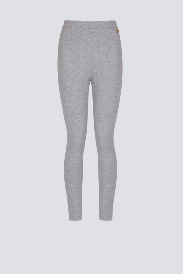 Balmain Wool Blend Knit Leggings in Heather Grey Vancouver. Shop Online or in Store.