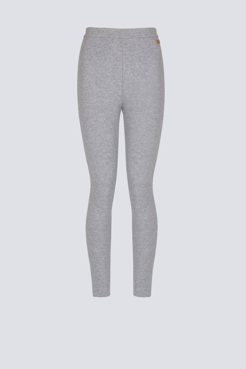 Balmain Wool Blend Knit Leggings in Heather Grey Vancouver. Shop Online or in Store.