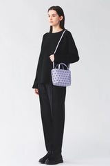 Bao Bao Issey Miyake Crystal Matte Mini Hand Bag in Lavender