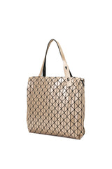 Bao Bao Issey Miyake Row Metallic Hand Bag in Gold