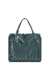 Bao Bao Issey Miyake Row Metallic Hand Bag in Viridian Green