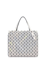 Bao Bao Issey Miyake Row Metallic Hand Bag in White