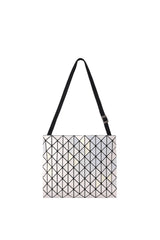 Bao Bao Issey Miyake Row Metallic Small Shoulder Bag in White