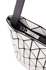 Bao Bao Issey Miyake Row Metallic Small Shoulder Bag in White
