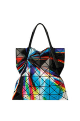 Bao Bao Issey Miyake Warp Light Refraction Tote in Blue Mix