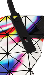 Bao Bao Issey Miyake Warp Light Refraction Tote in White Mix