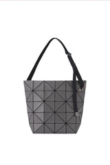 Bao Bao Issey Miyake "Blocky" Shoulder Bag in Charcoal Grey