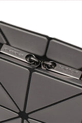 Bao Bao Issey Miyake "Blocky" Shoulder Bag in Charcoal Grey