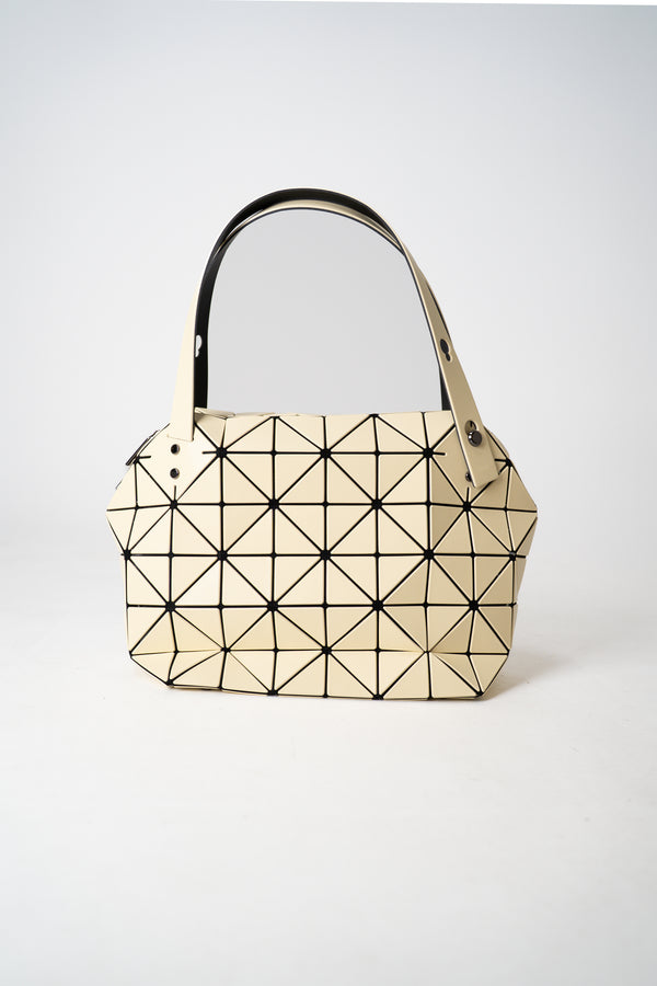 Bao Bao Issey Miyake Boston Hand Bag in Cream Vancouver. Shop Online or in Store.