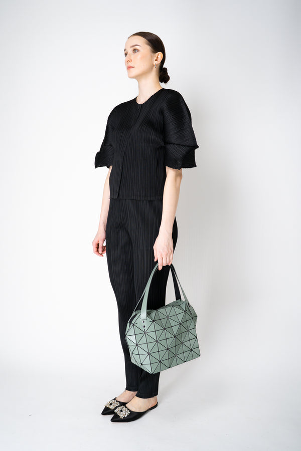 Bao Bao Issey Miyake Boston Hand Bag in Sage Green Vancouver. Shop Online or in Store.